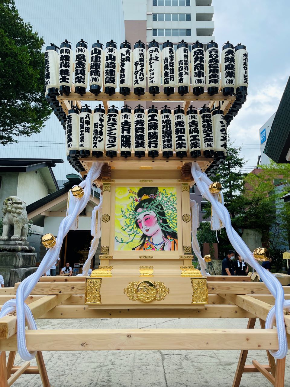 三之宮完成奉告祭の様子2